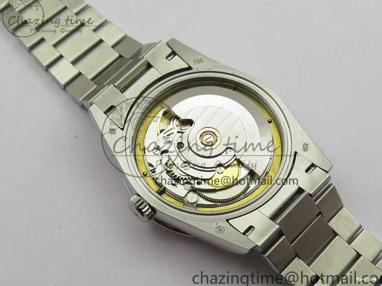 MiroTime 0521 Day-Date 36mm 128239 SS Crystal BP Best Edition Blue Crystal Marker Dial on SS President Bracelet A OdorResistant 2677
